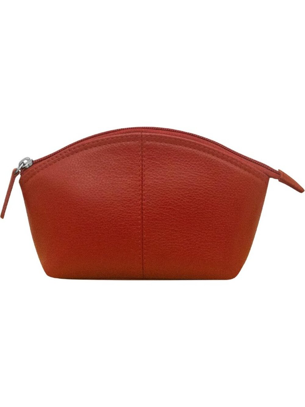 Genuine Leather RFID Blocking Cosmetic Pouch - Stylish Makeup Bag with Zip
